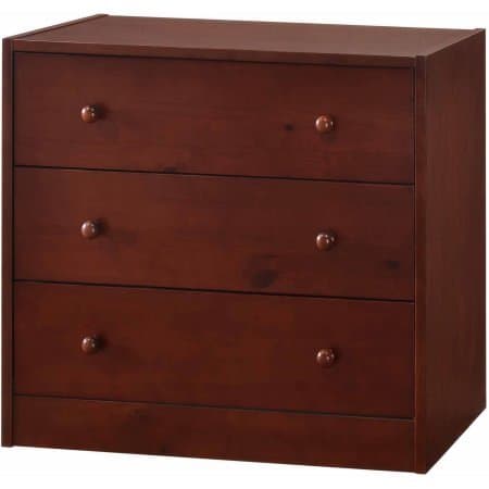 Canwood Whistler Junior 3-Drawer Chest, Cherry