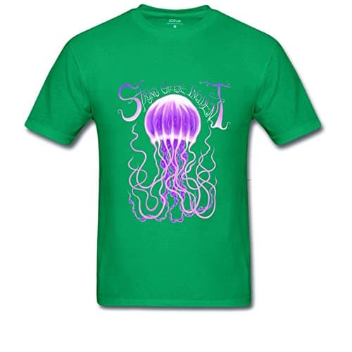 The String Cheese Incident purple Logo T shirts for men M LightGreen