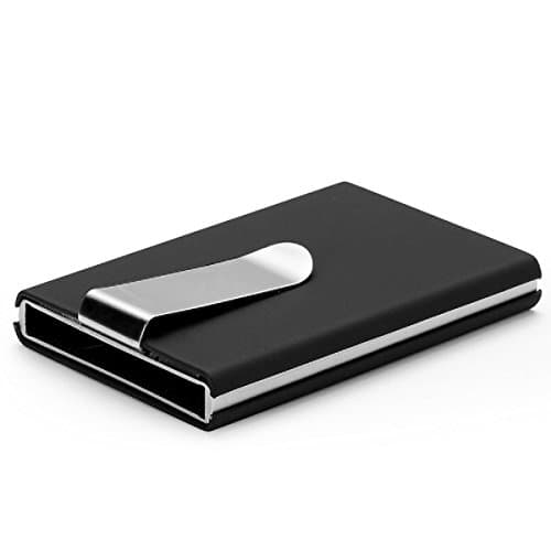 High QualitId Men's Wallets Credit card holder Automatic card sets business aluminum wallet card sets cash clip holder