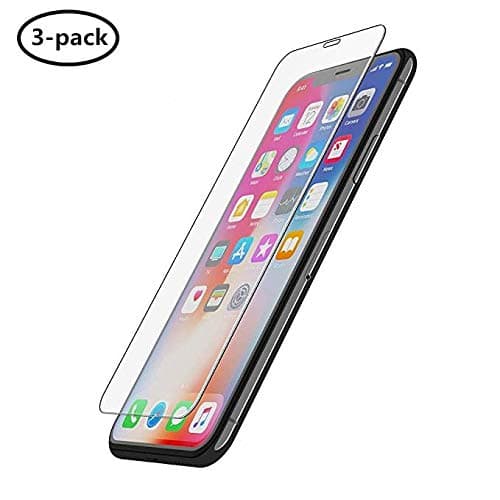 (3 Packs) Compatible with Apple iPhone XR (6.1" 2018) Screen Protector. Premium HD Clarity 0.25mm .Tempered Glass Screen Protector with Easy Installation Alignment Case Frame [3D Touch]