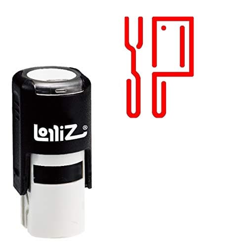 LolliZ Modern Symbol Series - Cleaver Self-Inking Rubber Stamp