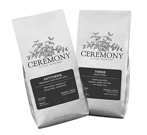 House Coffees Variety Pack - Specialty Ground Coffee Antithesis & Thesis Blends- 2x12oz Bags (French Press - Coarse Grind)