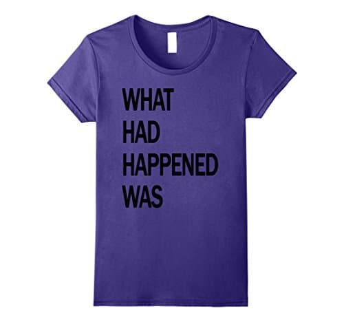 Womens What Had Happened Was Medium Purple