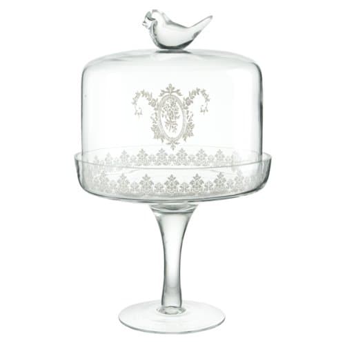 Grassland Roads Large Clear Sweet Jar With Bird