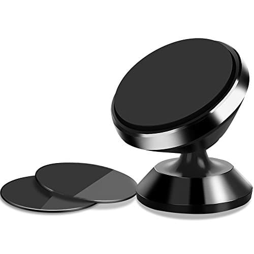 Magnetic Mount, TIQUS Universal Car Phone Holder Dashboard Mount for iPhone X / 8 / 8 Plus / 7 / 7 Plus / Galaxy S8 / S8 Plus / Note8 / Pixel 2 / Pixel 2 XL / LG V30 and More [Black]