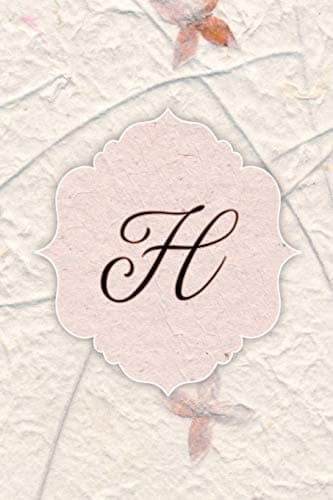 H: Western Wallflower Petal Journal, Monogram Initial Letter H Lined Pages Flower Notebook Paperback – May 26, 2019