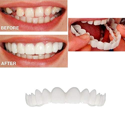 Whitening Cosmetic Upper Veneer Denture Teeth One Size Fits Most Comfortable Upper Veneer