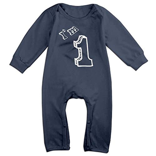 I'm 1 Long Sleeve Snewborn Bodysuit