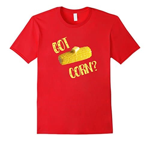 Mens Got Corn? Buttered Corn On The Cob Farmers T-Shirt XL Red