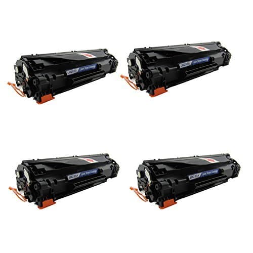 4 Pack Replacement for HP CE285A, HP 85A, Canon 125 Black Toner Cartridge for use with HP LaserJet P1102w, HP M1212nf Printer by Innature