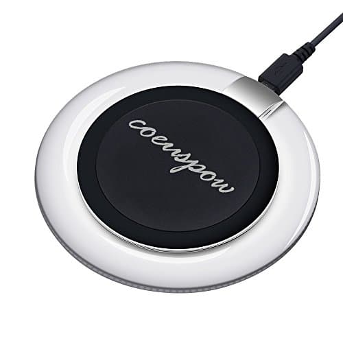 Wireless Charger ,Meskey Crystal Qi Wireless Charging Pad for Samsung Galaxy S7 / S6 / Edge / Plus, Note 5, Nexus, Nokia Lumia 950 XL/920, LG Optimus Vu2, HTC 8X / Droid DNA and all Qi Devices-Black