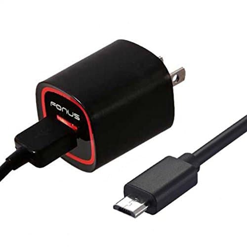 18W USB Adaptive Fast Home Charger 6ft Cable Smart Detect Adapter Travel Wall AC Power Long Data Wire Black for T-Mobile Samsung Galaxy S7 Edge (SM-G935T) - T-Mobile Sony Xperia Z3