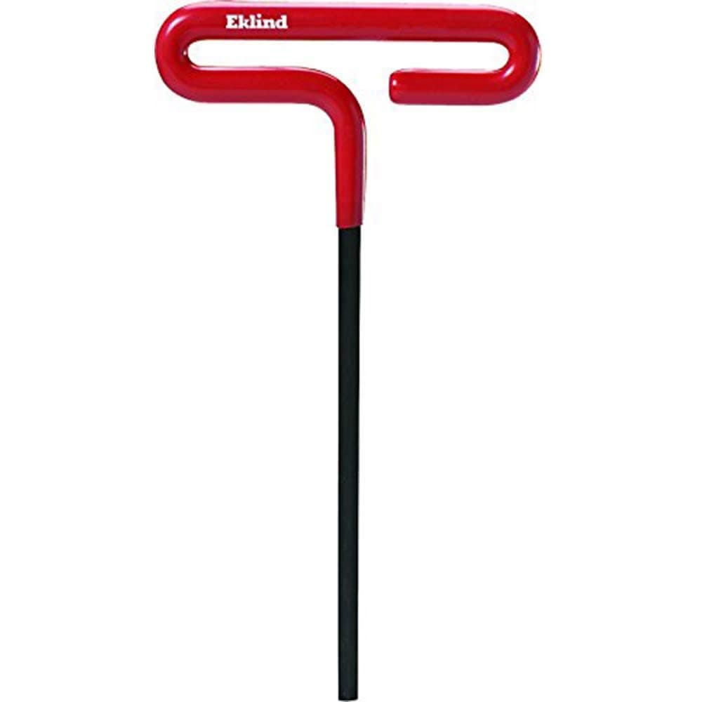 Cushion Grip Hex T-Key allen wrench - 8pc set Sae Inch Sizes 3/32-1/4 6In shaft (Update Version)