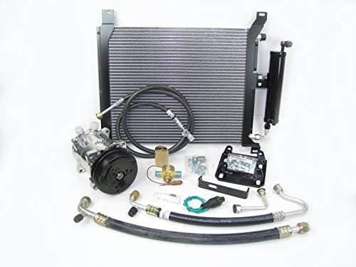 Underhood A/C Performance Kit, Fits Ford Mustang 1967 w/390 1968 w/289&390 Polished Comp #50-0018P