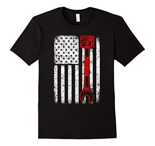 Mechanic American Flag T-Shirt