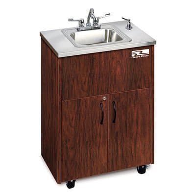 Ozark River Portable Sinks Silver Premier 1 Finish: Mahogany