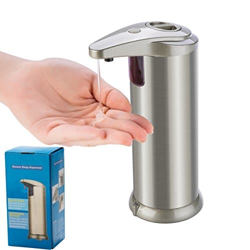 Automatic Soap Dispenser, Forworld Kitchen Touchless Stainless Steel Auto-soap Dispenser