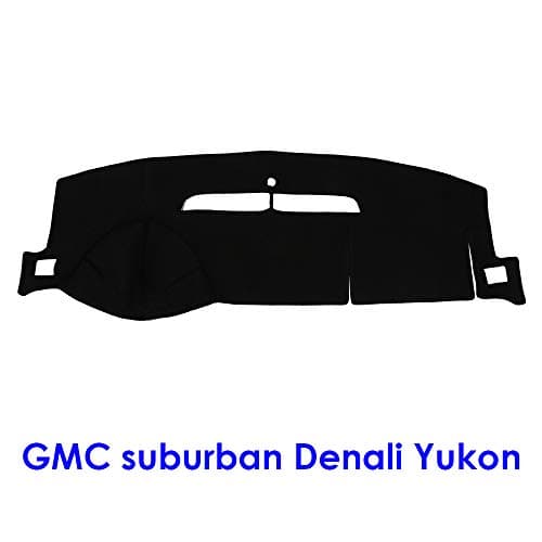 Anti-Slip Dashboard Covers Custom, Dashmat Sun Dash Cover Pad, Fits GMC Suburban Denali Yukon 2007-2013, MR056 (Black)