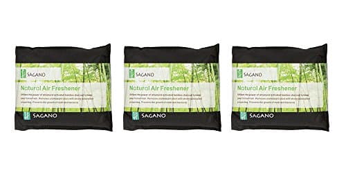Activated Charcoal Home Odor Eliminator Bag by Sagano 3-pc Discounted Bundle (3 Items)