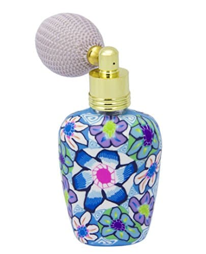 Maketop Vintage Flower Style Refillable Perfume Atomizer Spray Bottle (Style J)(12ml)
