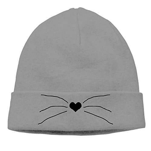 Liloian Solid Beanie Hat Phil And Dan Cat Whiskers Heat Nose Skull Cap