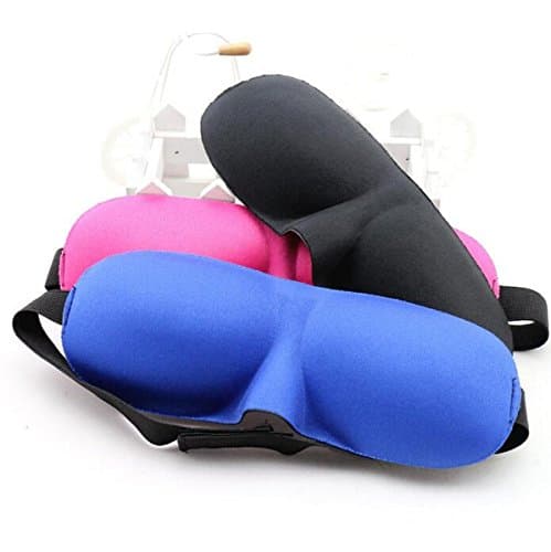 Vividly 3 Pack 3D Sleeping Mask Eye Mask for Sleeping Contoured Shape Ultra lightweight &amp; Comfortable Sleep Mask for Sleeping, Travel, Shift Work, Naps, Night Blindfold Eyeshade for Men Women