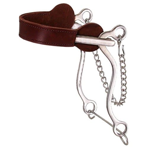 Kelly SS Leather Nose Cable Center Hackamore Bit Horse Tack 25102-0-0