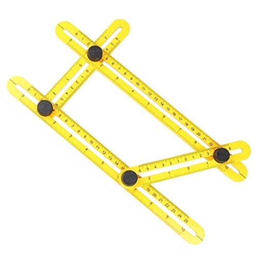 Angle Measure Multi-Angle Ruler Template Tool Measures All Angles Forms Angle-izer for Handymen Builders Craftsmen Repetitive
