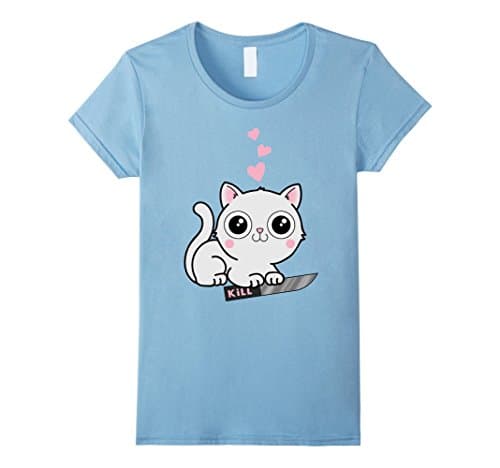Women's Kitty Hearts Kill Small Baby Blue
