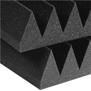 Acoustic Foam (12 Pack Kit) - Wedge 3" 12" x 12" covers 12sq Ft - SoundProofing/Blocking/Absorbing Acoustical Foam - Made in the USA!