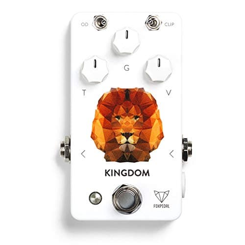 Foxpedal Kingdom Overdrive (White/Polygon Lion)