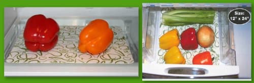 Refrigerator Vegetable & Fruit Drawer Liner