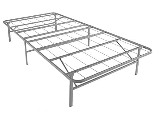 MantuaPremium Platform Bed Base in Silver, Replaces Box Spring and Bed Frame