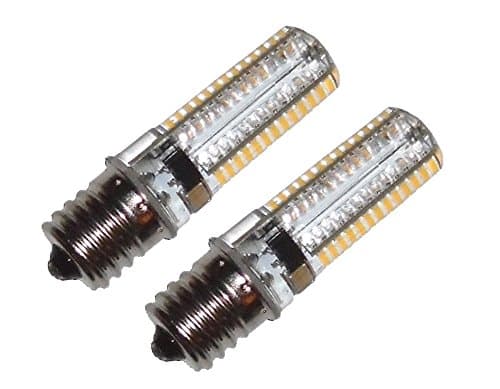 Mansa Lighting, 2 Pack, Capsule LED Appliance Bulb For Refrigerators and Freezers, E17 Base, 4 Watts, Soft Light White (3200K), 320 Lumens, Non-Dimmable, 35W Equivalent