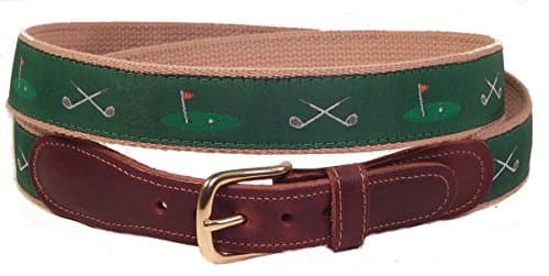 Golf Clubs 18th Hole Belt Green