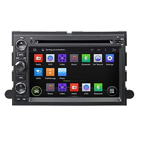 Android 7.1 Car GPS Navigation System for Fusion/Explorer/ F150/ Edge/Expedition 2006-2009 Car Stereo DVD Player +Radio +Bluetooth +Steering Wheel Control+ Sd/USB+ WiFi + Free Backup Camera