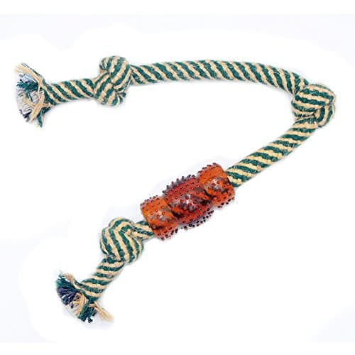 Petseeker Fun Long-Lasting Durable Tough Interactive Cotton Rope Dog Toy for for Small, Medium or X-Large Aggressive Chewers (Color Vary)