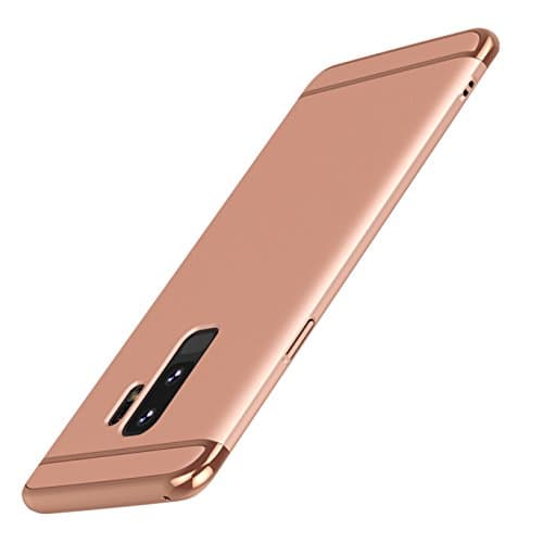 Galaxy S9 Plus Case,Ldea 3 in 1 Ultra Hard Shockproof Cover Case For Galaxy S9 Plus (Rose Gold)