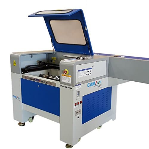 CAMFive Laser Up-Down System 70W CO2 Cutter & Engraver CMA2416K Working Area 24x16" Cutting and Engraving Machine for Hobby and Home Use