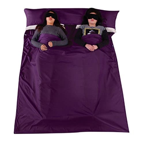 Travel Camping Hotel Double Sheet Sleeping Bag Liner Compact Sleep Bag and Sack