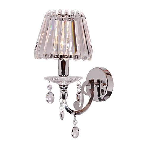 DINGGU Modern Luxury 1 Light Crystal Wall Lamp Bedside Light Fixtures for Living Room,Bedroom,Hallway