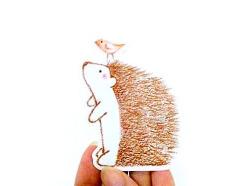 Hedgehog vinyl decal sticker for laptop and macbook