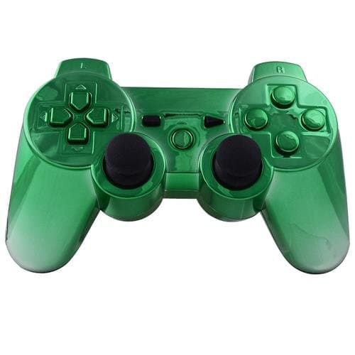 Mod Freakz Shell/button Kit Chrome Collection Green (NOT A CONTROLLER, For PS3 Controllers)