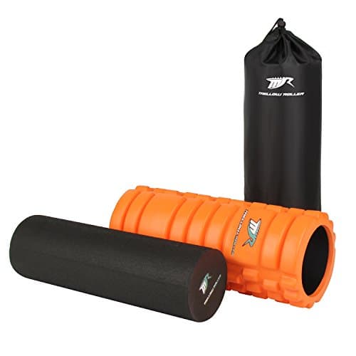 Foam Roller - For Muscles - Deep Tissue Massage - 2 In 1 - Mellow Roller - Best Quality - For Physical Therapy &amp; Exercise