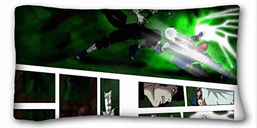 Custom Characteristic ( Anime Naruto ) Pillowcase Standard Size 20"X36" Design Pillow Case Cover suitable for Queen-bed PC-Yellow-29138