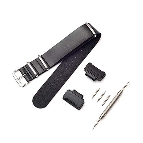 Adapters16mm 1 Pair Conversion RAF NATO Leather Watch Band Strap Kit for G-Shock MIL-Shock 5600 GWM5610 DW6600 GW6900 2310 G100