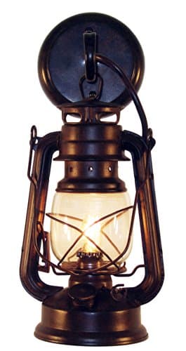 Rustic lantern wall mounted light - Small Rustic by Muskoka Lifestyle Products