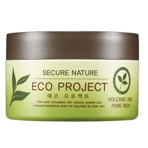 snk cosmetics Secure Nature Volcanic Ash Pore Pack - Refresh, Brightening Intensive Skin Care, 100ml