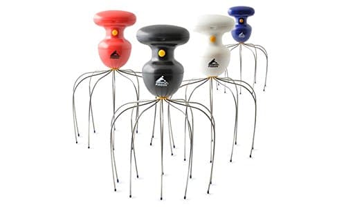 Pinook Stimulating and Vibrating Head Massager, Black