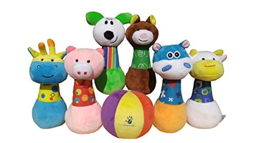 PinPals Developmental Bowling Game Set for One Year Old Boys and Girls